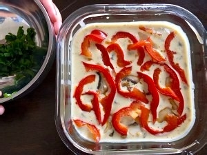 蘑菇鸡肉糕的做法