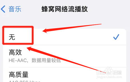 怎么避免苹果使用蜂窝网络流播放