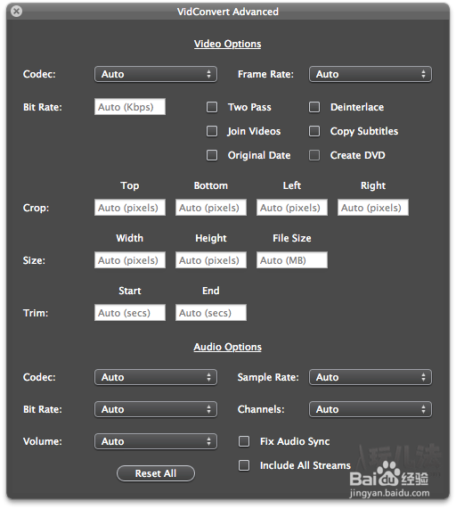苹果mac vidconvert使用操作