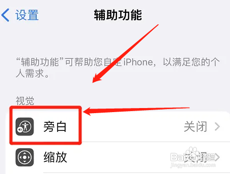 苹果13如何打开朗读提示功能
