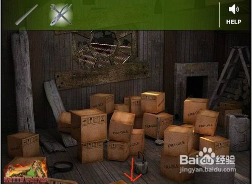 逃出老旧仓库攻略