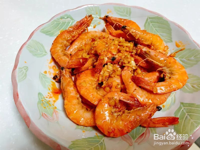 怎样做出家常菜系列之蒜香奶油炒虾