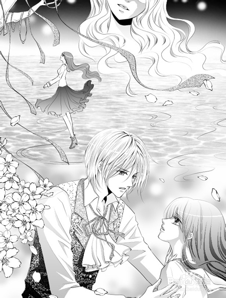 幻夜漫画插图原画教程