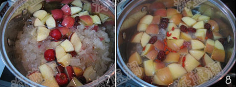 苹果银耳红果汤