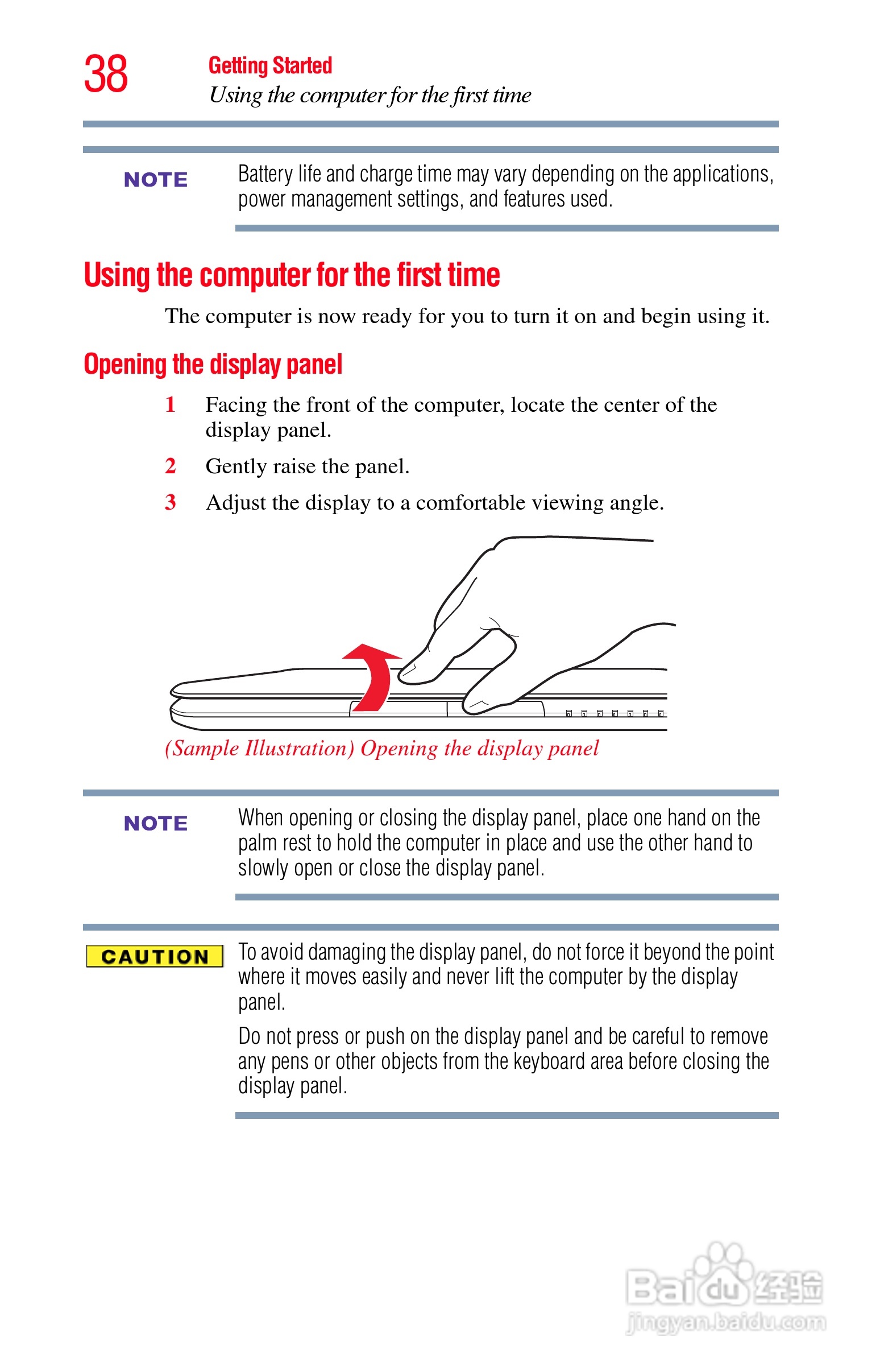 东芝NB300笔记本电脑使用说明书:[4]
