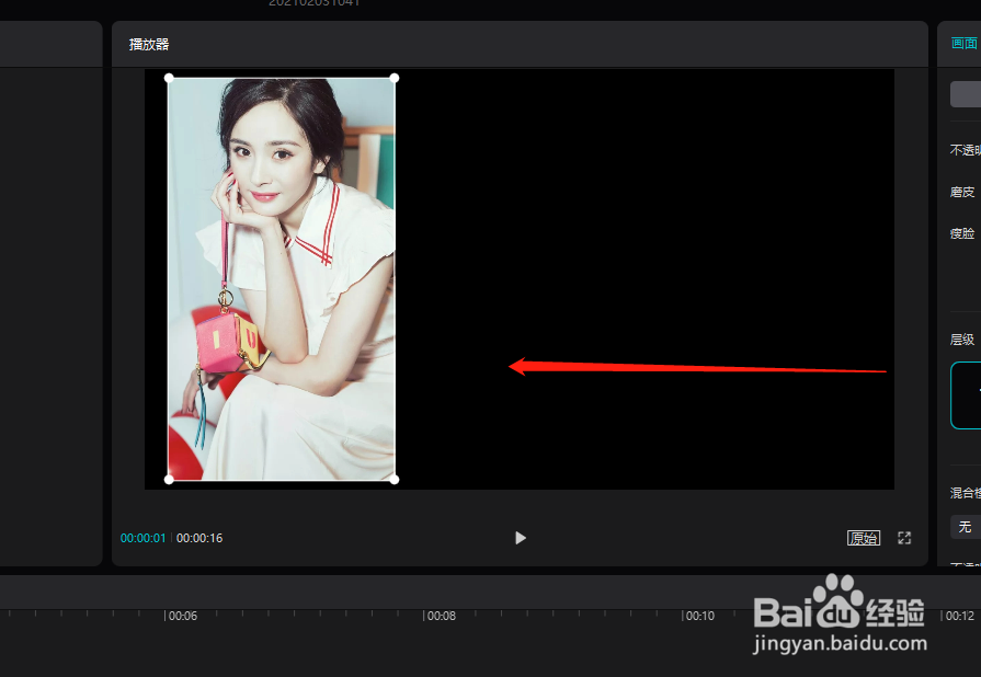 剪映专业版如何放大缩小移动图片