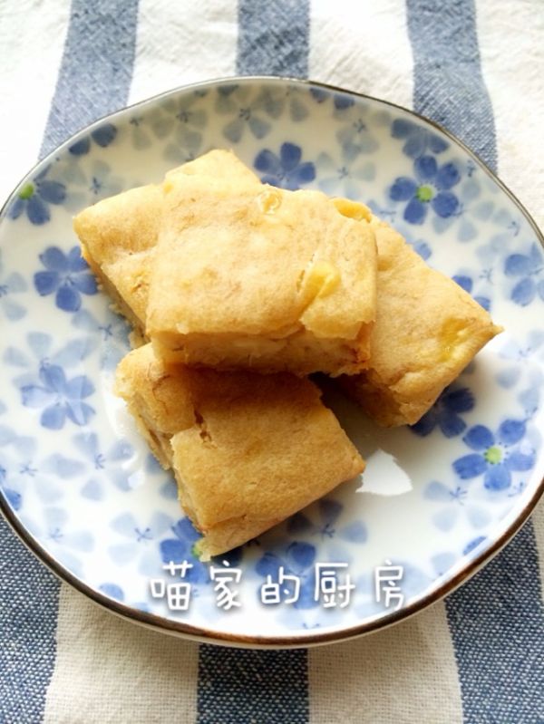 香蕉全麦小方糕