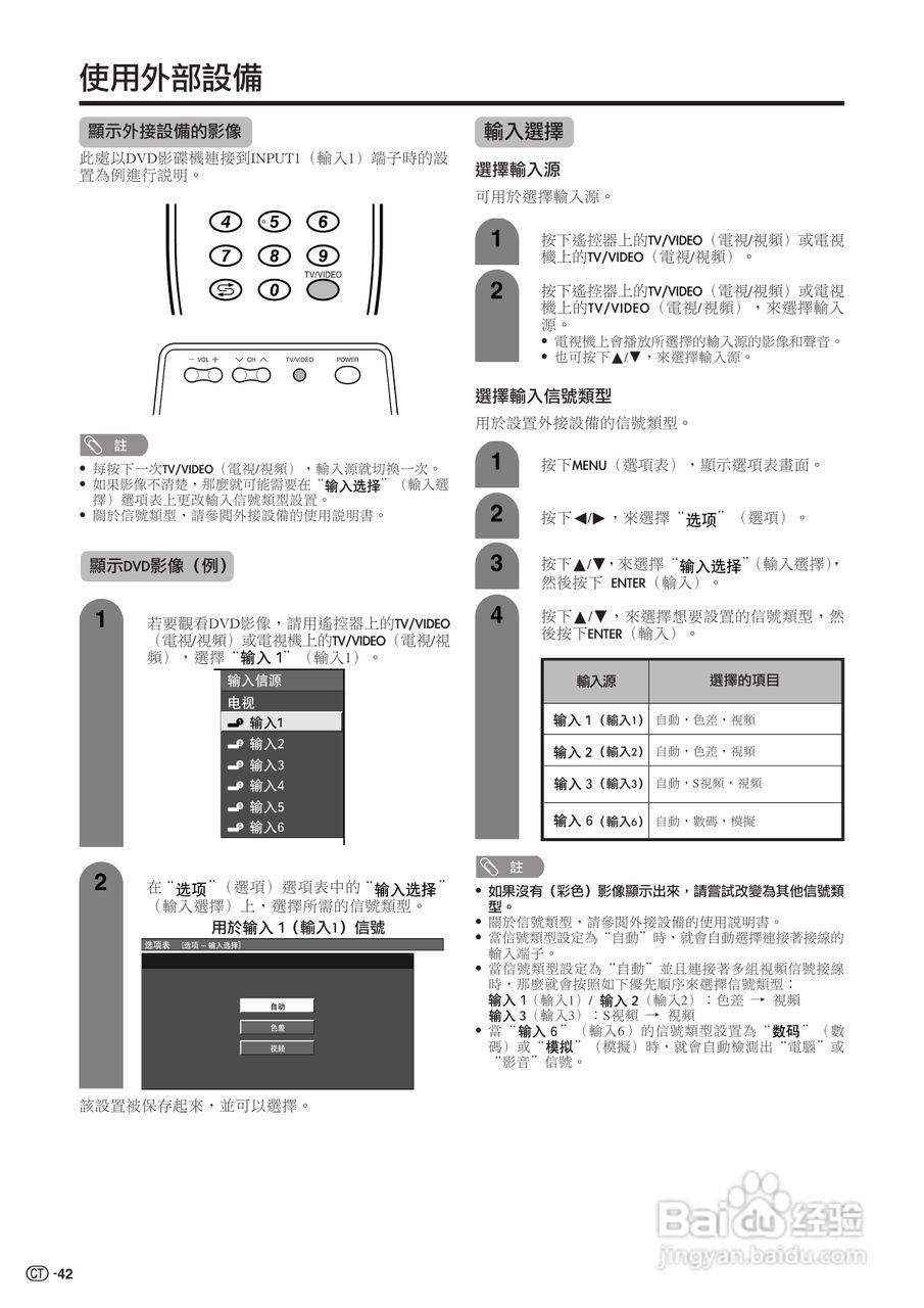 声宝LC-52G7H型液晶电视机说明书:[5]