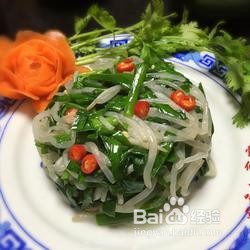 豆芽炒韭菜的做法
