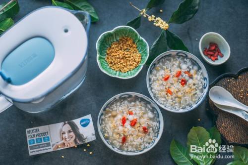 桂花酒酿丸子的做法 百度经验