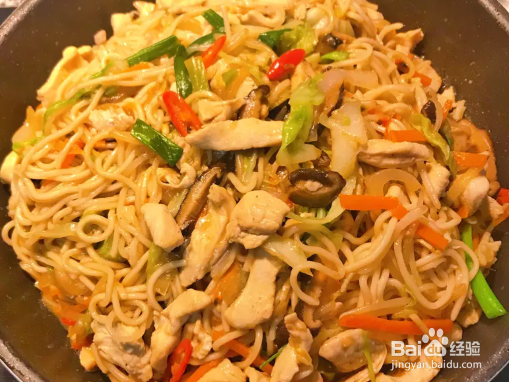 家常肉丝炒面
