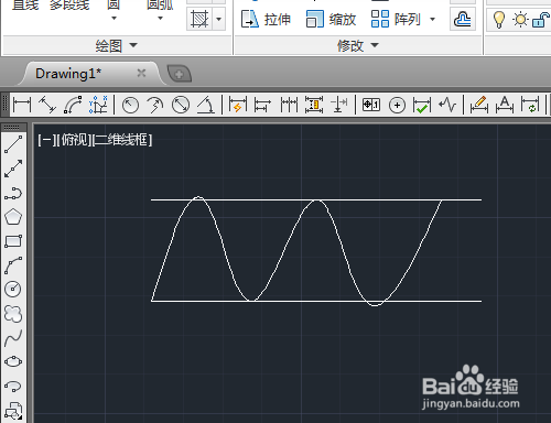 CAD2014 如何绘制波浪线