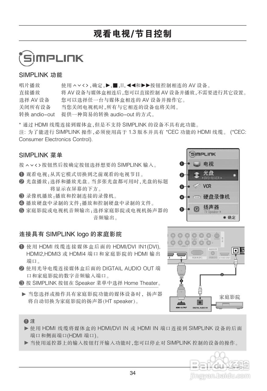 LG平板彩色电视机55LH9使用说明书:[4]