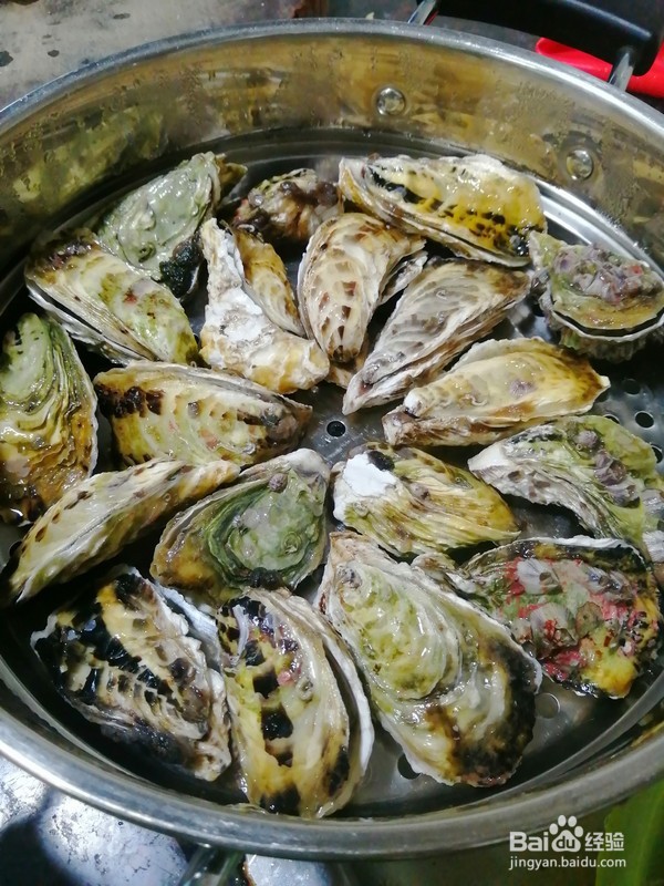 蒜蓉生蚝的吃法