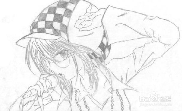 古典漫画人物的头部造型