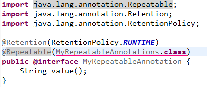javaAPI元注解之Repeatable