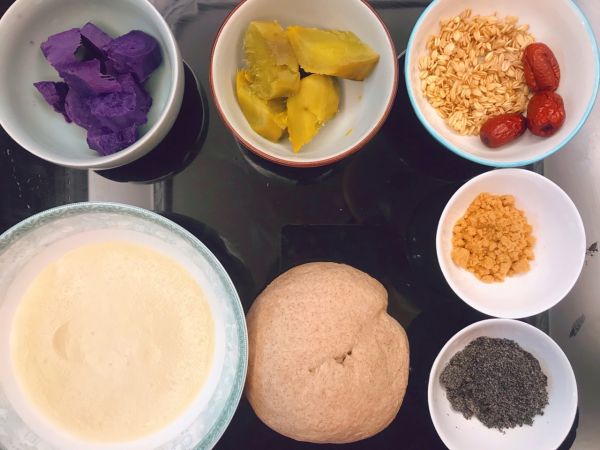 无糖油超饱腹~全麦麻薯小餐包