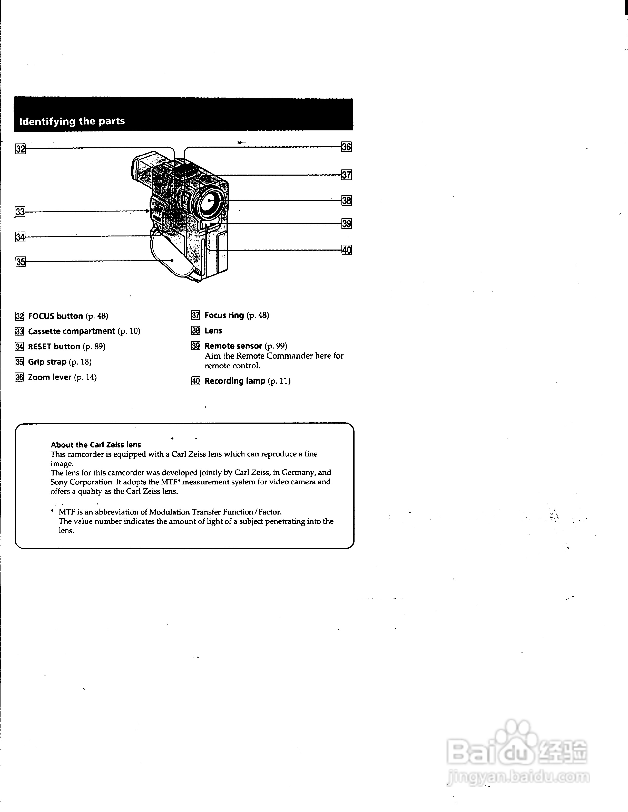 索尼DCR-PC1数码摄像机说明书:[10]