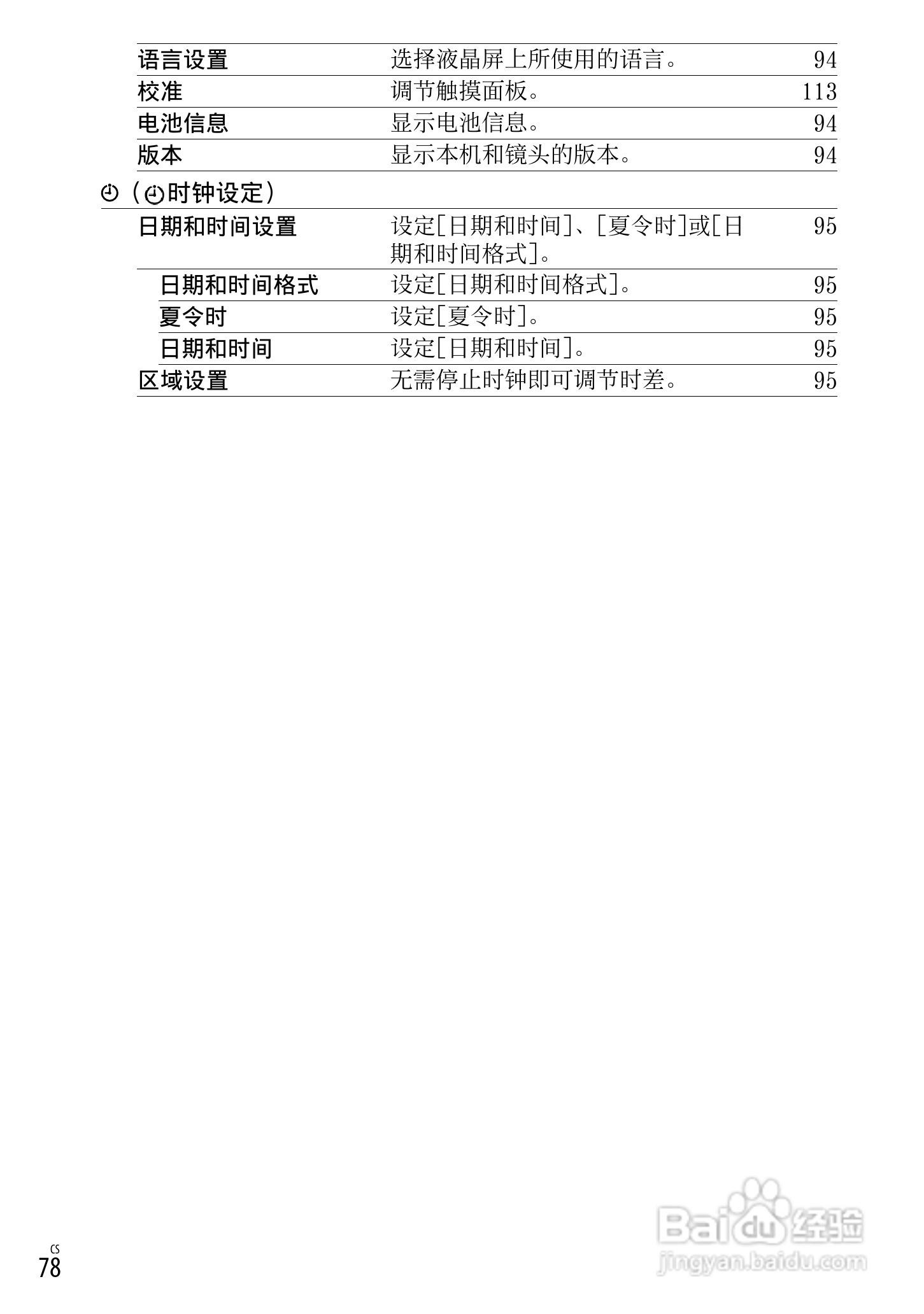 索尼NEX-VG20E数码摄相机使用说明书:[8]