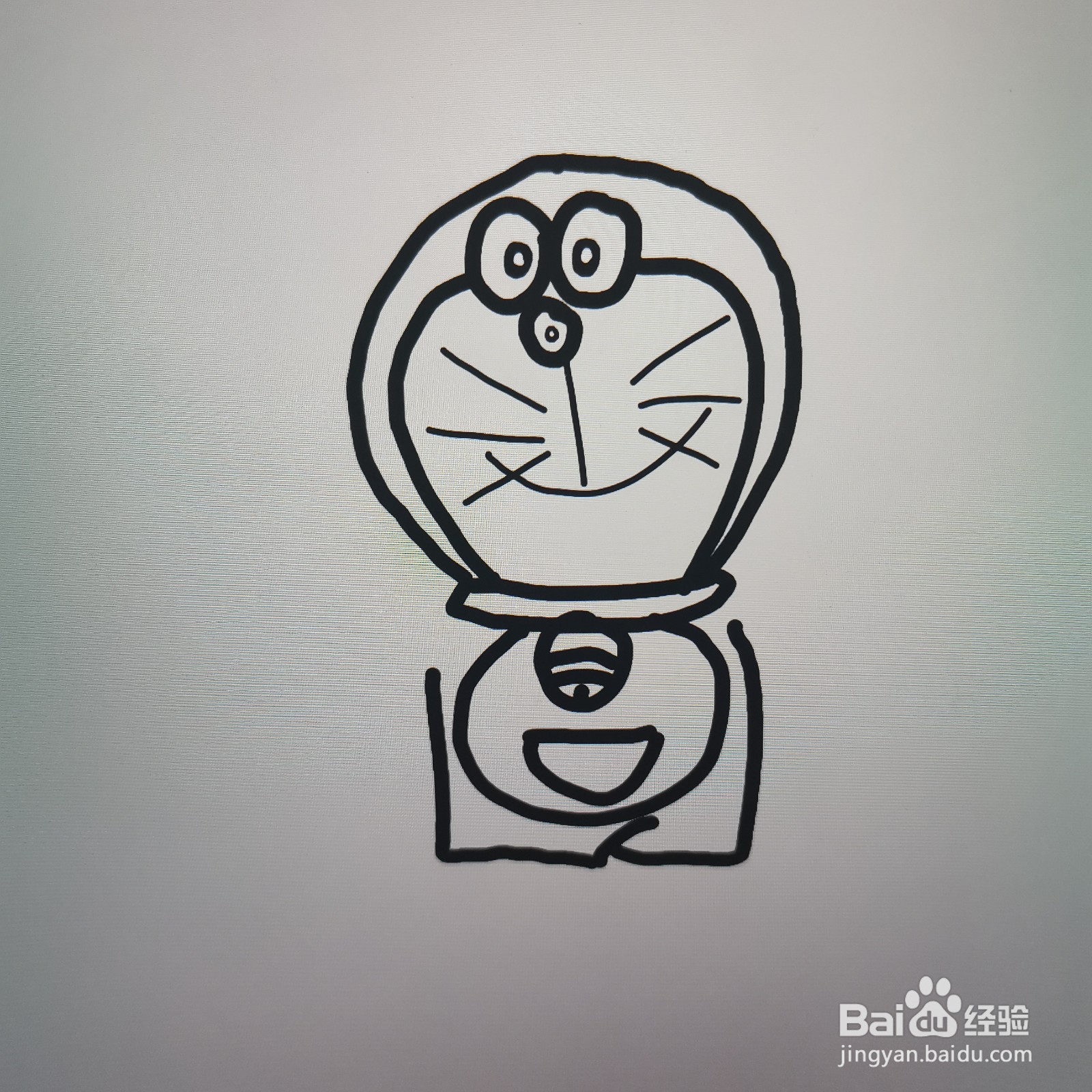 哆啦A梦简笔画怎么画