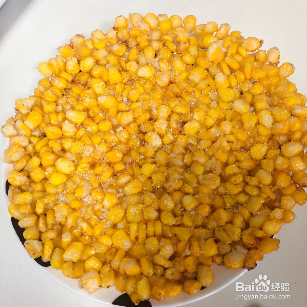 做家常菜黄金玉米烙的教程!