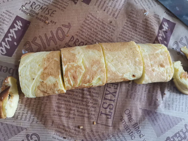 平底锅肉松蛋糕卷