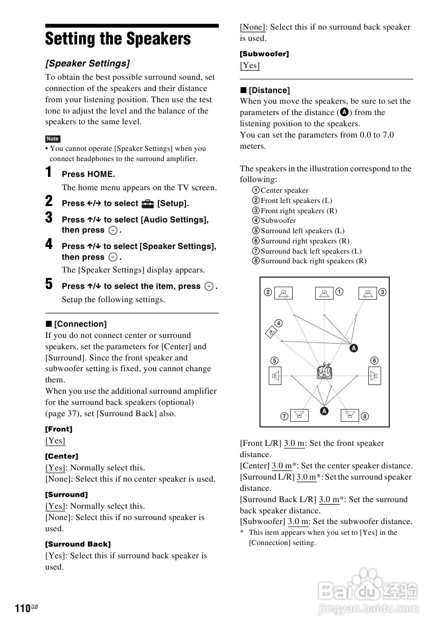 SONY BDV-IS1000蓝光DVD无线环绕家庭影院用户手册:[6]
