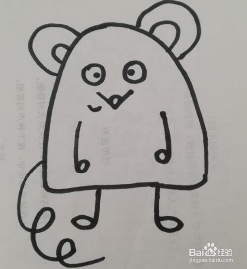 小老鼠的画法 小老鼠的简笔画