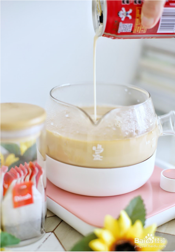 鸣盏养生煮茶器怎么煮奶茶？