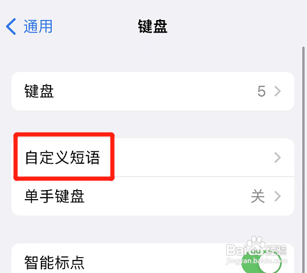 怎么新增iPhone13键盘短语呢