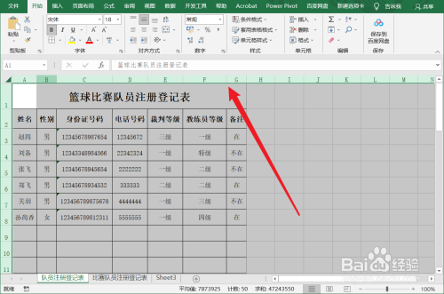 Excel中怎么快速自动调整整个表的列宽