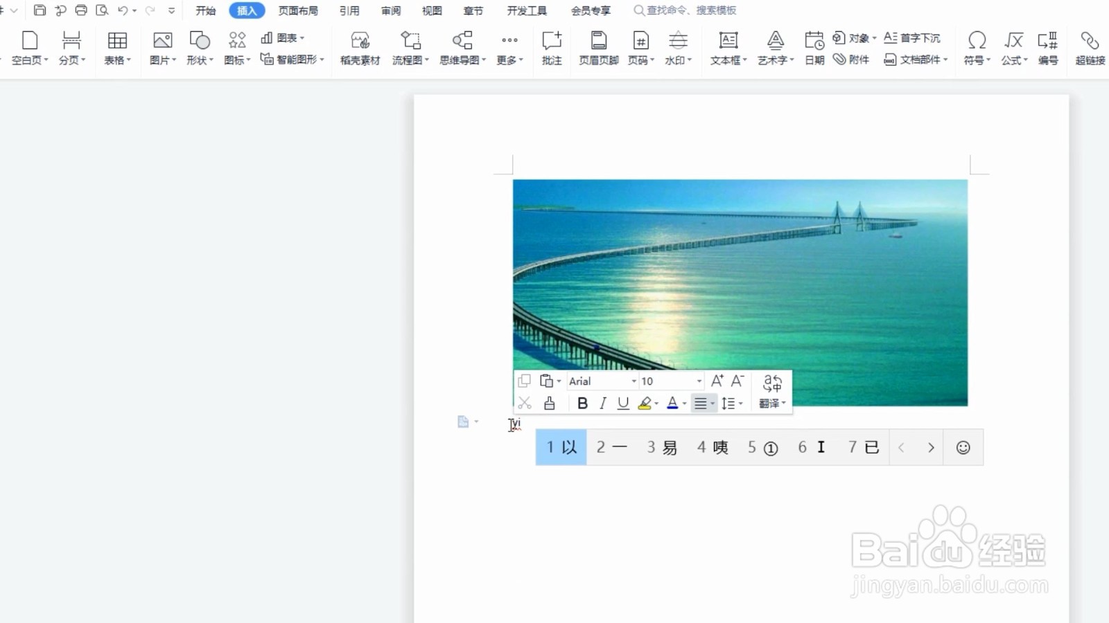 word图片下方标注文字