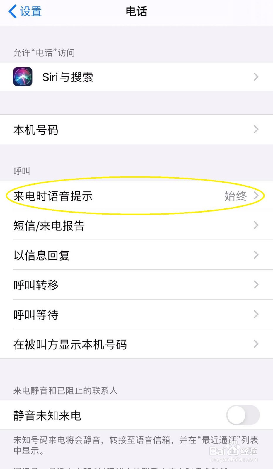 iPhone如何设置来电语音播报