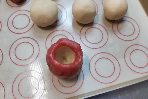桃山皮流心月饼