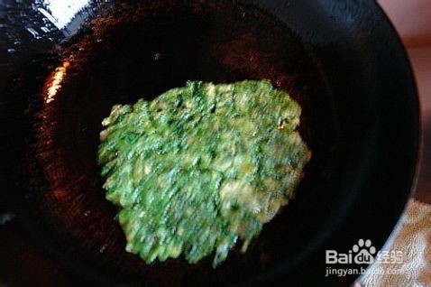 爱心早餐：菠菜饼的做法
