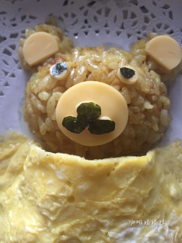 日式小熊咖喱便当