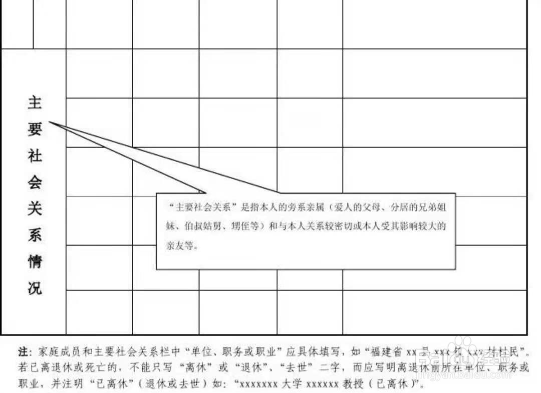 社会交往情况如何填写