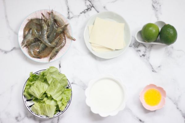 青柠酸奶油虾盅