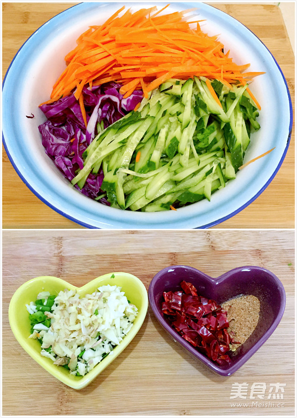 素油三丝的做法