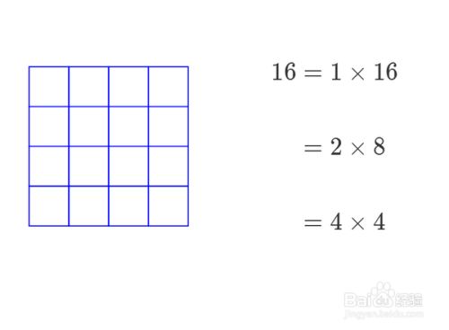 用16个小正方形拼成长方形 怎样拼 周长最短 百度经验