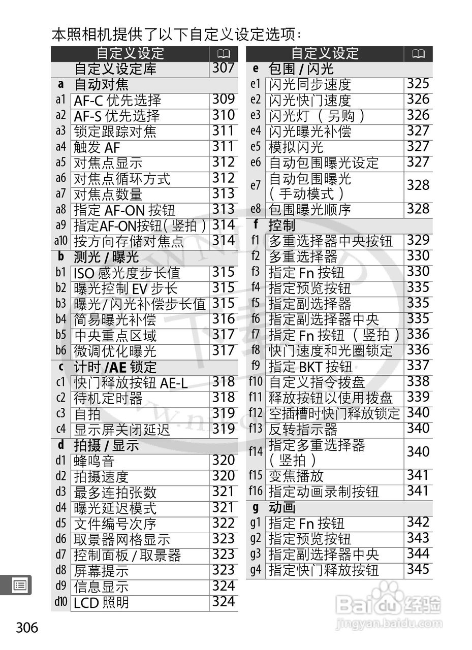 尼康D4数码相机使用说明书:[34]