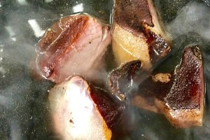 腊肉炒干豆角的做法