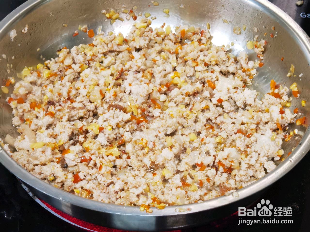 西红柿肉末酱拌面