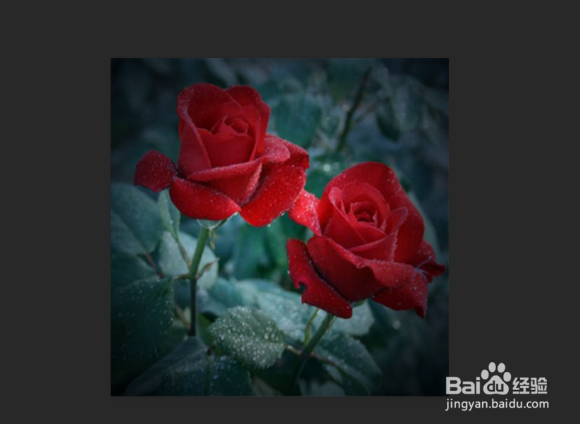 photoshop如何制作光晕暗角效果？