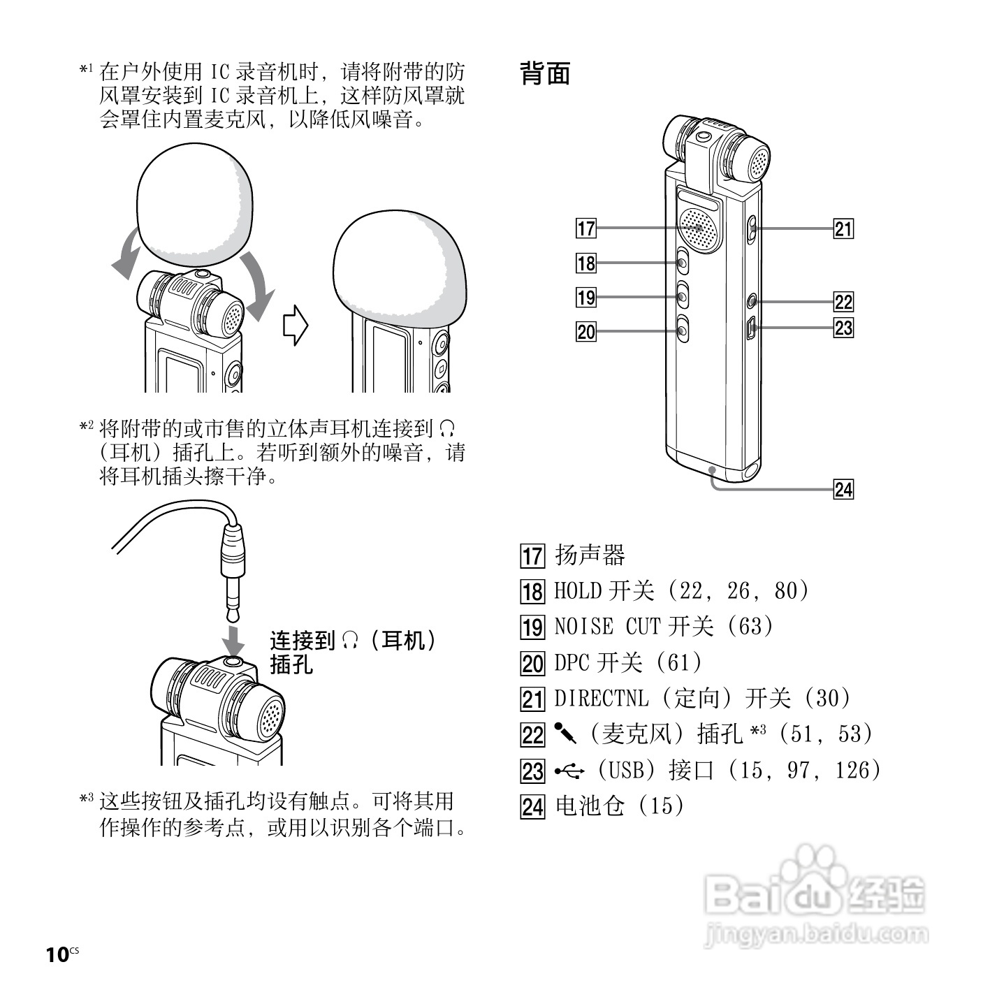 索尼ICD-SX750数码录音笔使用说明书:[1]