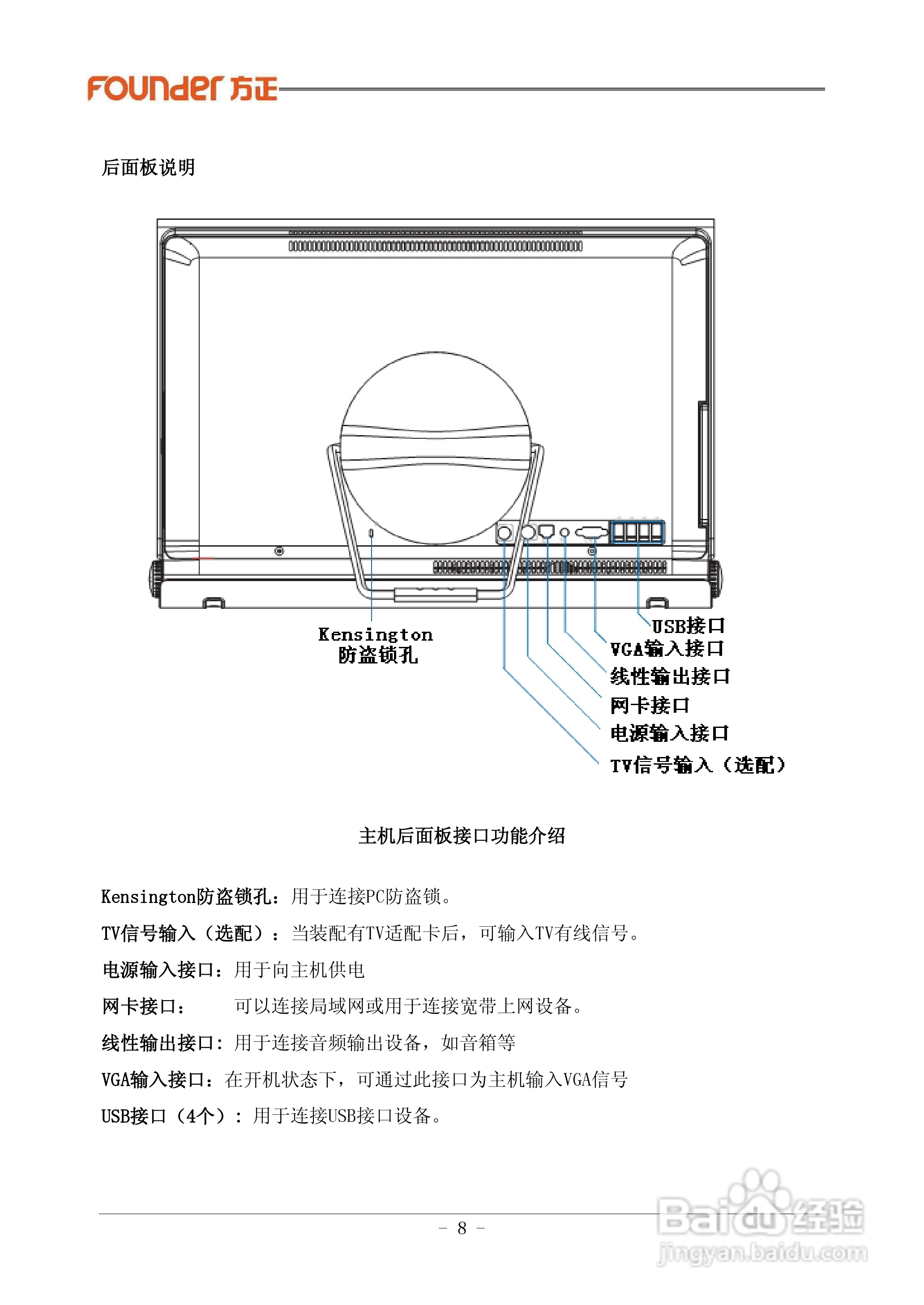 方正电脑心逸T360系列机型说明书:[2]