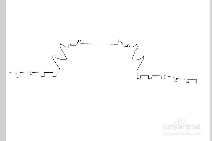 flash如何绘制一个古城的黑夜背景