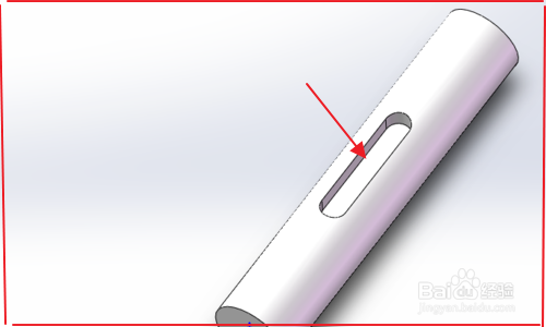 SolidWorks如何画轴上的键孔？
