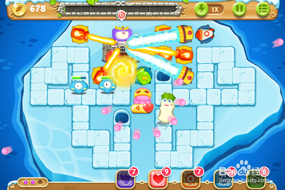 保卫萝卜2 极地133关攻略：[133]第一百三十三关