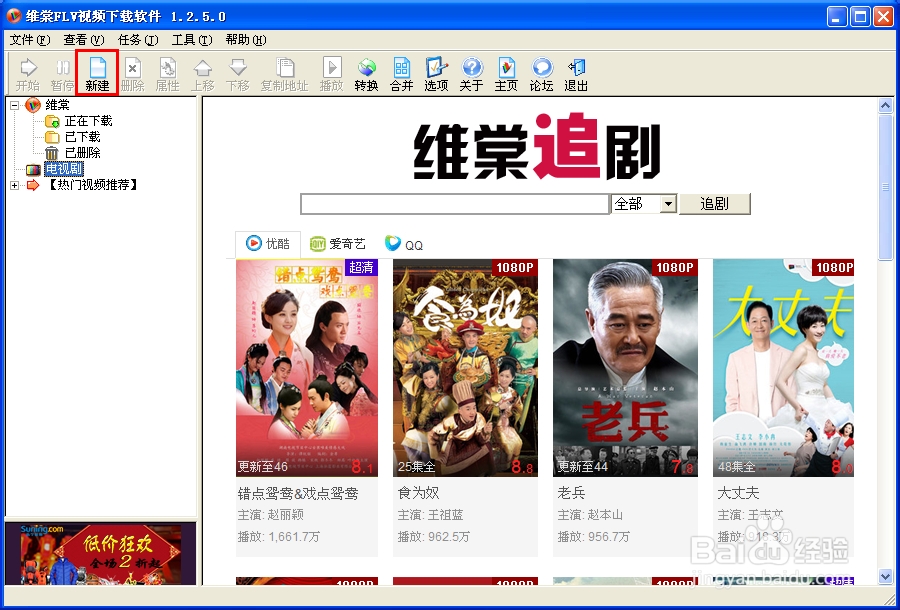用下载工具下载视频（维棠FLV下载软件）